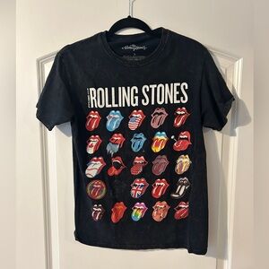 Rolling Stones black size small t shirt